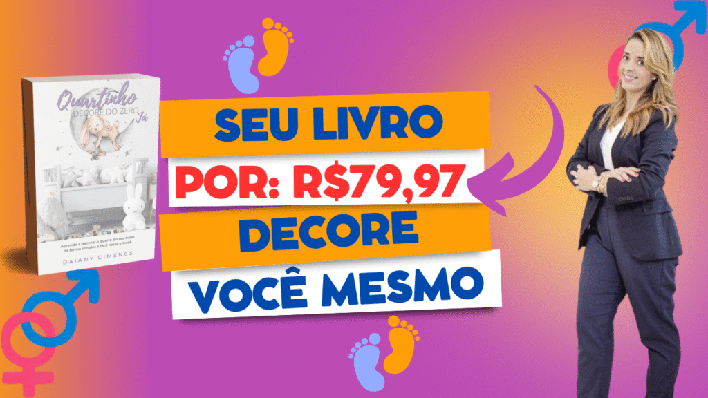 quarto de bebê barato livro por R$79,97